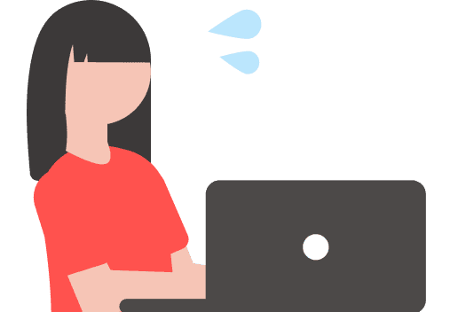 お悩みイラスト