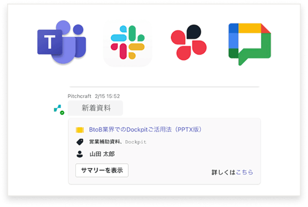 チャットツール連携