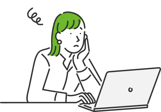 お悩みイラスト